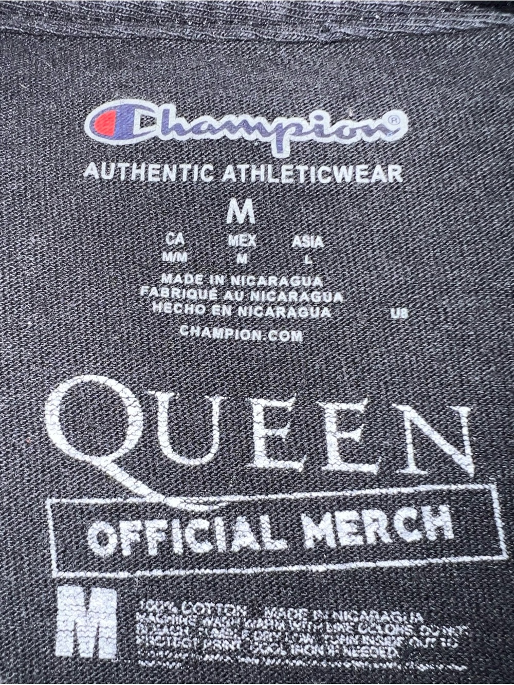 Vintage Band Queen Concert Performance Tee {M}  Champion Collab - Picture 8 of 8